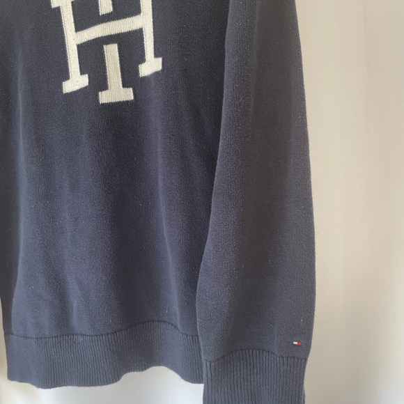 Tommy Hilfiger Dark Blue Crew Neck Sweater xxl - Picture 2 of 3
